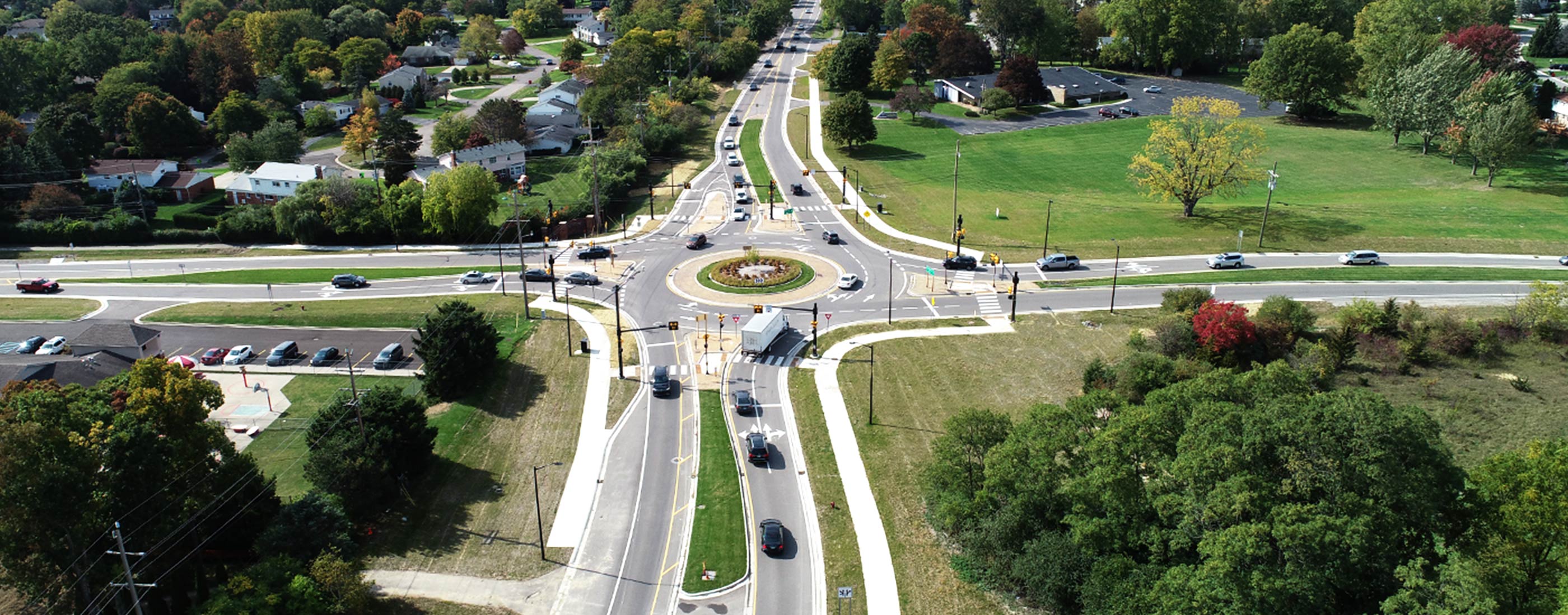 Maple & Middlebelt Roads Roundabout OHM Advisors